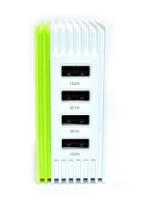 Travel Charger Ancus Multi Charger 4 Usb 4.2A White - Green