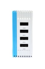 Travel Charger Ancus Multi Charger 4 Usb 4.2A White - Blue