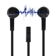 Hands Free Ancus Viker in-Earbud Stereo 3.5 mm for Apple-Samsung-HTC-Sony Black with Answer,Vol