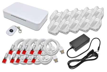 Mobile - Tablet Security Alarm 10 Ports ME1010 Table Mounting