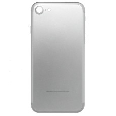Battery Cover with Frame for Apple iPhone 7 Silver with Camera Lens, SIM Tray and External Keys OEM Type A