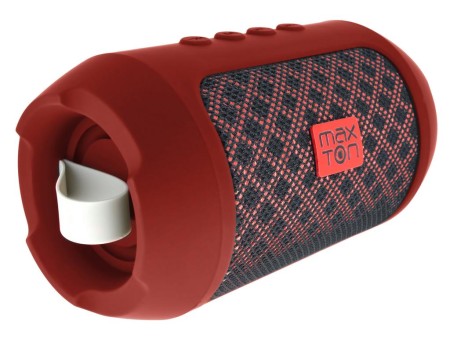 Wireless Speaker Bluetooth Maxton Masaya MX116 3W Red with Speakerphone, Audio-in, MicroSD and FM Radio