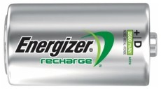 Rechargeable Battery Energizer ACCU Recharge Power Plus HR20 2500 mAh size D 1.2V Pcs 2