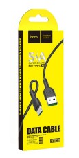 Data Cable Hoco X33 Surge USB to USB-C Fast Charging 5A Black 1m