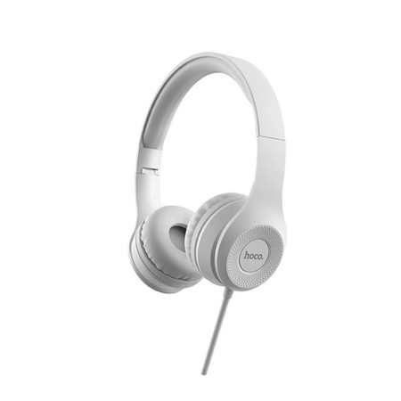 Headphone Stereo Hoco W21 Graceful Charm 3.5mm with Microphone Grey