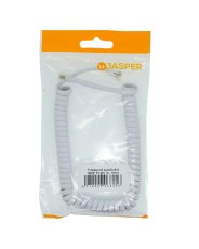 Telephone Cable RJ9 Jasper 2m White