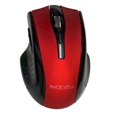 Wireless Mouse Noozy SW-16 USB 6D 2.4GHz with 6 Buttons and 1600DPI Black-Red