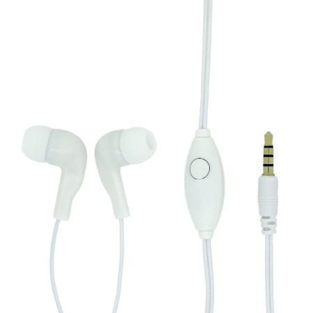 Hands Free Stereo Hisense 3.5mm White with Control Buttons Original 3037853