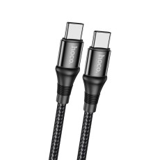 Data Cable Braid Hoco X50 Exquisito 3.0A USB-C to USB-C 5.0A 100W 20V 2m. Black