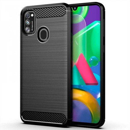 Case TPU Ancus Carbon Series for Samsung SM-M315F Galaxy M31 Black