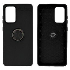 Case Ancus Autofocus Shockproof with Ring Holder για Samsung SM-A725F Galaxy A72 / SM-A726B Galaxy A72 5G Black