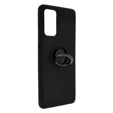 Case Ancus Autofocus Shockproof with Ring Holder για Samsung SM-A725F Galaxy A72 / SM-A726B Galaxy A72 5G Black