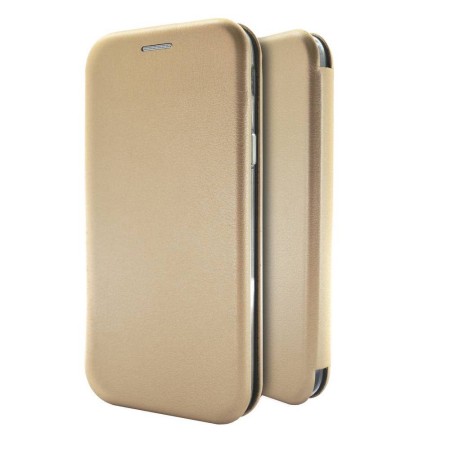 Book Case Ancus Magnetic Curve for Xiaomi Mi 11 Lite / Mi 11 Lite 5G TPU Gold