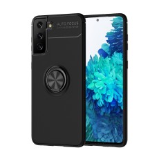 Case Ancus Autofocus Shockproof with Ring Holder για Samsung SM-G990F Galaxy S21 / SM-G991B Galaxy S21 5G Black