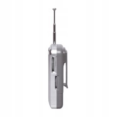 Portable FM Radio N'oveen PR151 AM/FM Battery Supply 2 x 1,5V AAA Silver with Hands Free 3.5mm