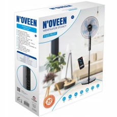 Stand Fan N'oveen F455 55W 3 Speeds with Diameter 40 cm, Height Adjustment and Remote Control
