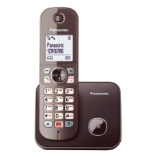 Dect/Gap Panasonic KX-TG6851GRA  with Large White and Speaker Phone Brown