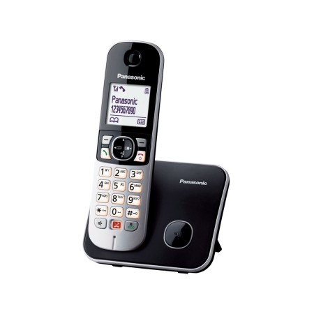 Dect/Gap Panasonic KX-TG6851GRB  with Large White and Speaker Phone Black