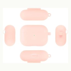 Silicone Case Goospery for Airpods Pro Pink with Hook