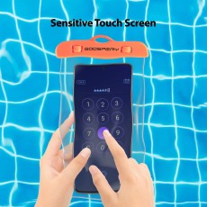 Waterproof Phone Pouch Ancus for Devices until Black 18.5x10.5cm