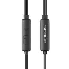 Hands Free Ancus Melody MD66 Semi in-Earbud Stereo 3.5mm Micrphone, Answer Button1,2m