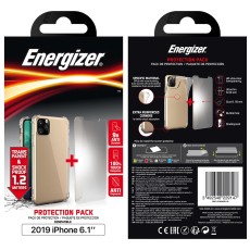 Case Shockproof TPU 1.2m Drop Test Energizer with Tempered Glass for Apple iPhone 11 Transparent
