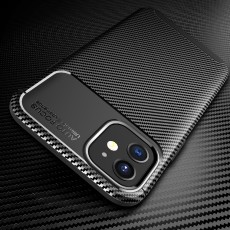 Case Ancus AutoFocus Carbon Fiber για Apple iPhone 12 Mini Black