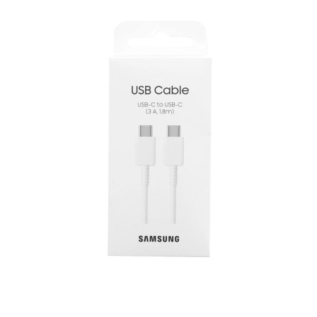 Data Cable Samsung EP-DX310JWEGEU USB-C to USB-C White Original 3A 1.8m