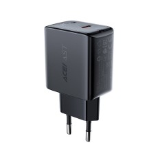 Travel Charger Acefast A1 Fast Charging USB-C PD3.0 PD20W QC3.0 / QC2.0 5V / 2.4A Black. Travel Charger Acefast A5 Fast Charging 0.6A, 32W, 1xUSB-C 20W+1xUSB-A 12W,  PD20W, QC3.0 / QC2.0, AFC, FCP, Black.  Smart output, support for PD20W, QC3.0 / QC2.0,