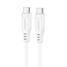 Data Cable Acefast C3-03 USB-C to USB-C Braided 3A 60W 1.2m White