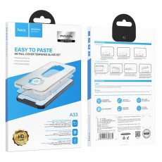 Tempered Glass Hoco A33 9Η Full Screen Protection 0.33mm for Apple iPhone 14/13/13 Pro Maχ