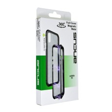 Case Ancus 360 Full Cover Magnetic Metal for Apple iPhone 14 Pro Max Black