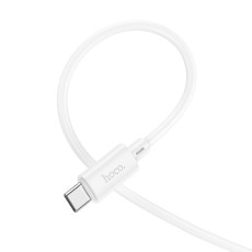 Data Cable Hoco X88 USB to USB-C 3.0A for Fast Charging and Data Transfer White 1m