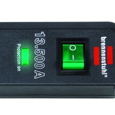 Lightning Protection Overvoltage Brennenstuhl Eco-Line 13.500A, 3-Position Suko IP20 1.5 m Black