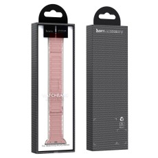 Watchband Hoco WA06 Flexible Military Pattern 42/44/45/49mm for Apple Watch 1/2/3/4/5/6/7/8/SE Pink Purple Silicon Band