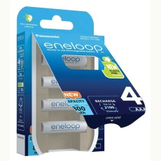 Rechargeable Battery Panasonic Eneloop R03 BK-4MCDE/4BE 800mAh size AAA Ni-MH 1.2V Τεμ. 4
