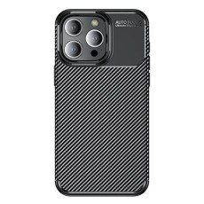 Case Ancus AutoFocus Carbon Fiber για Apple iPhone 15 Pro Black