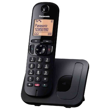 Dect/Gap Panasonic KX-TGC250GRB Black with Block Button and Speaker Phone  Damaged Box