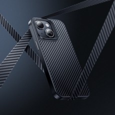 Case Hoco Premium Series AS7 Kevlar Magnetic Mag-charge and Slim for Apple iPhone 15 Plus MagSafe Black