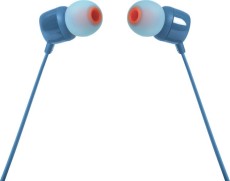 Hands Free JBL Tune 160 In-ear 3.5mm Pure Bass Sound with Mic JBLT160BLU Blue