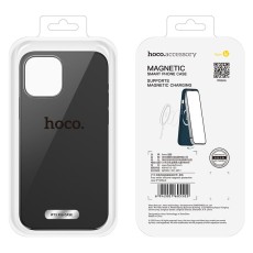 Case Hoco Pure Series Silicone Magnetic for Apple iPhone 15 Pro Black