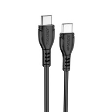 Data Cable Borofone BX51 Triumph USB-C to USB-C 60W 1m Black