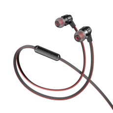 Hands Free Hoco M85 Platinum Sound Universal Earphones Stereo 3.5mm Deep Bass Black 1.2m