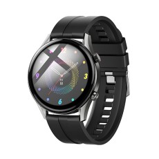Smartwatch Hoco Y7 Pro IP67 with Call Function Silicon Band Metal Grey