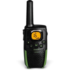 Walkie Talkie Set 2pcs with Hands Free Reception Range of Coverage 7 km 3AAA Sencor SMR 131 Black/Green