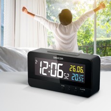 Weather Station - Clock - Alarm Clock Sencor SDC 4800 B with Colored LCD Screen