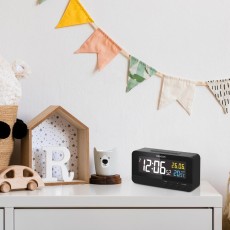 Weather Station - Clock - Alarm Clock Sencor SDC 4800 B with Colored LCD Screen