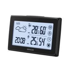 Weather Station - Clock - Alarm Clock Sencor SWS 2850 with Wireless Sensor and LCD Touch Screen
