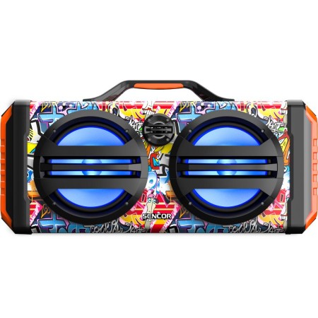 Sencor SSS 3900 KIDS Bluetooth Speaker, 100W, Karaoke, Wireless Microphone, LED Lighting, FM Radio, USB, MicroSD, 10h Battery Life