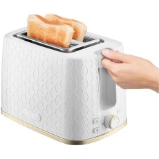 Toaster 930W 3D Pattern Design Sencor STS 7200WH White